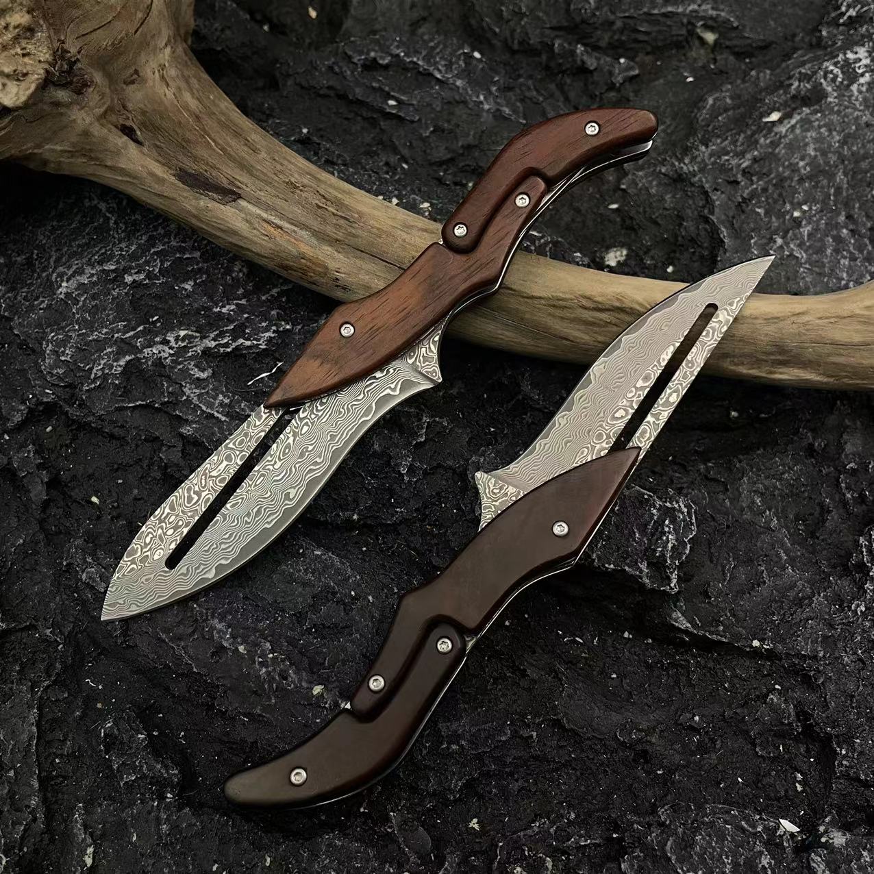 BELUGA - DAMASCUS FOLDING EDC - Image 6
