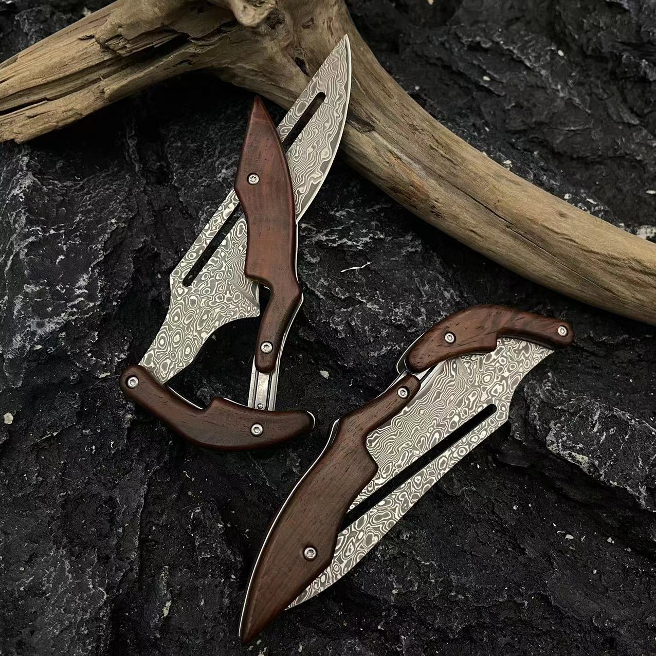 BELUGA - DAMASCUS FOLDING EDC - Image 8