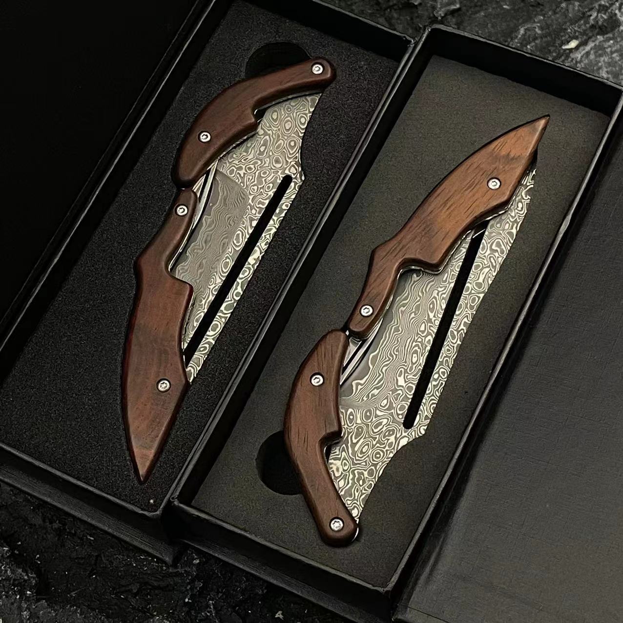 BELUGA - DAMASCUS FOLDING EDC - Image 9