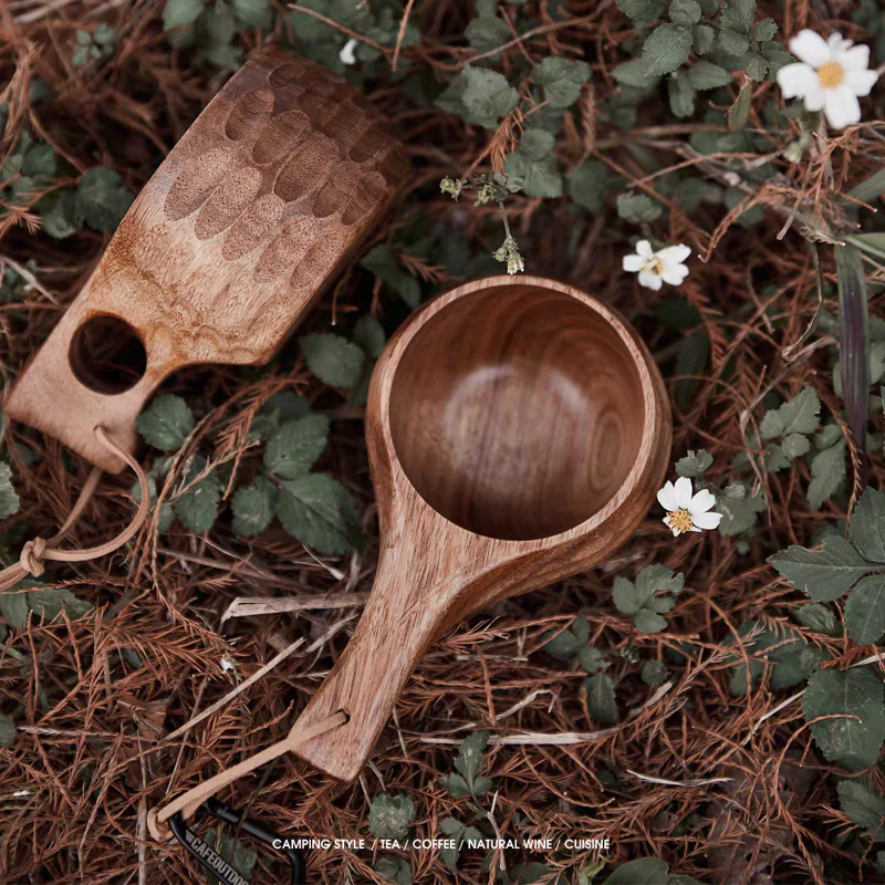 FIDO - WALNUT WOOD CAMPING CUP KASUMI™ - Image 4