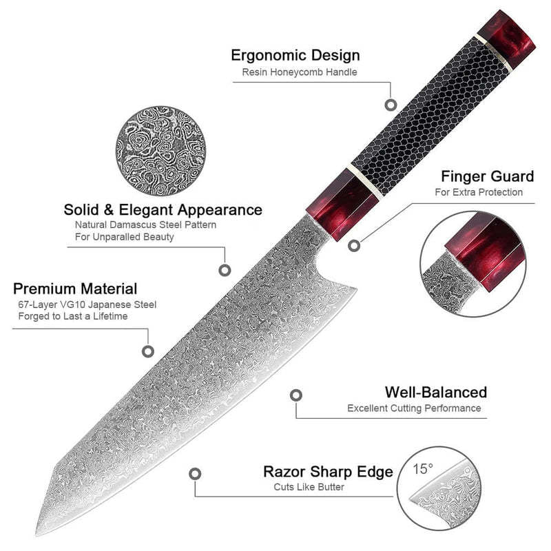 KIRITSUKE - VG10 HONEYCOMB KASUMI™ - Image 4